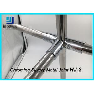 T Shape Vertical Metal Joint Chroming Connector For Industrial Stage HJ-3D