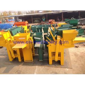 China Supplier Manual Compressed Earth Brick Machinery Machine 1-40 For