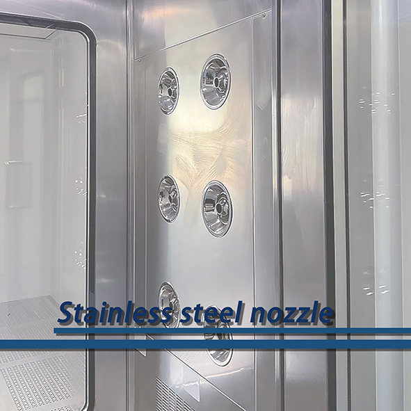 Ss304 Clean Room Shower Customizable 2200W Air Shower Machine