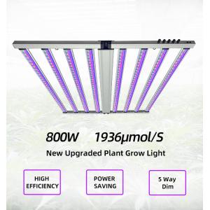 Five-way Dim Samsung LM301H Plant Lighting Full Spectrum 8 Bar 800W LED Grow