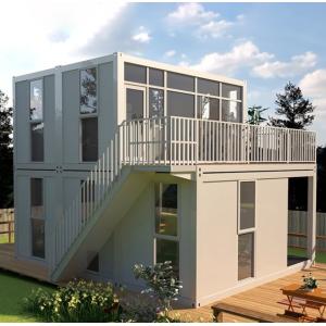 Tiny Prefab Shipping Container Homes , 20ft Movable Premade Container Homes