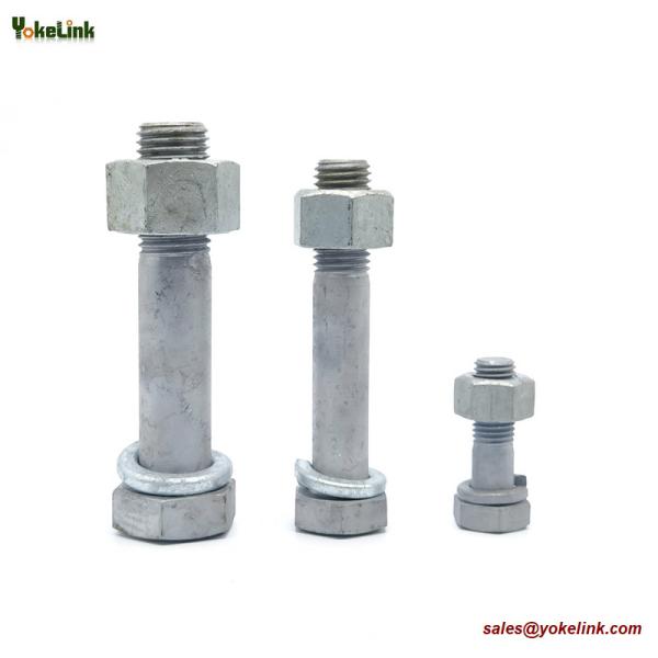 M16X2.0 ASTM F3125M Grade A325M Hot Dipped Galvanized Steel Structural Bolt w