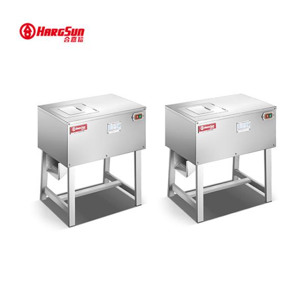 Horizontal Fresh Meat Cutting Machine 750w 45kg 120kg/H With Protective Cover