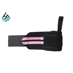 Super Heavy Pink Weight Lifting Wrist Straps Powerlifting With Mutifunction