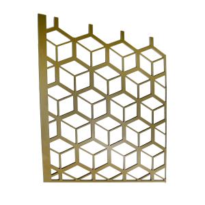 China 3mm Perforated Aluminum Composite Panel With Patterns Oxidation Resist on sale