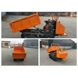 600Kgs Diesel Engines Mini Rubber Track Transporter