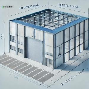 Sandwich Panel Steel Structure Warehouse Corrosion Resistant Q355b Q235b