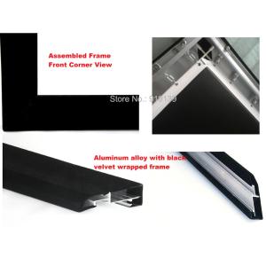 High Quality Picture 120 Inch 10 Feet Fixed Frame Projection Screen Wall Mount