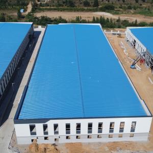 Long Span Prefabricated Steel Warehouse with H-Section Frames