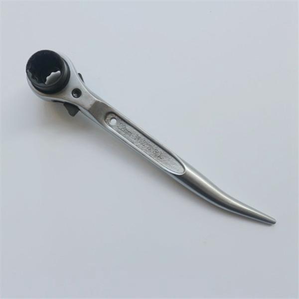 Industrial Tools Hardened Tampered Rat Tail Shaft Chrome Steel Bi-hexagon Socket