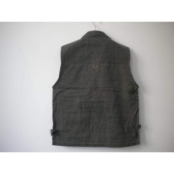 vest, mens vest in 100% polyester, washed fabric, black, fishing vest, casual vest