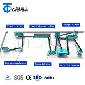 Compound Fertilizer Production Line offering granulation drying and cooling