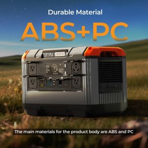 2016Wh Portable Power Station with Type C Flashlight and Jump Starter for Home