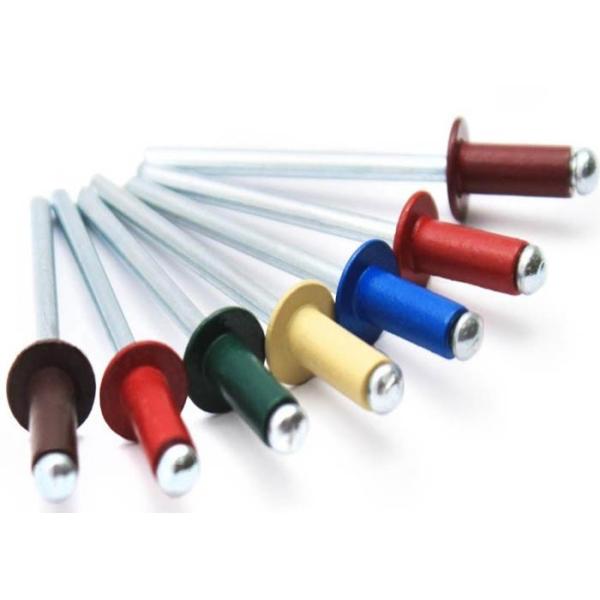 4.8mm Alloy Aluminum 5056 Blue Black Red Yellow Color Anodized Blind Rivets Pop