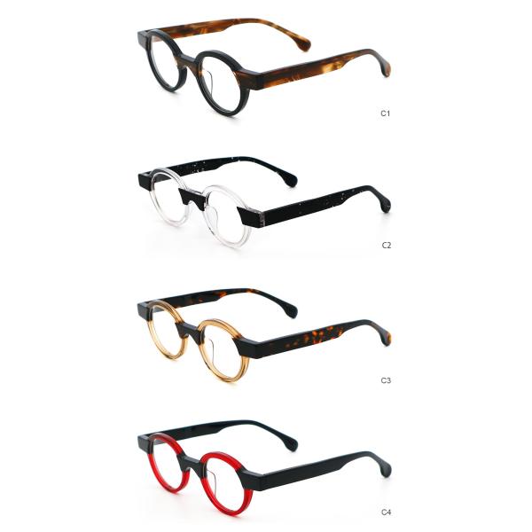 Fad Handiwork Acetate Glasses Frames Lenses Material Optical Frame For Everyone