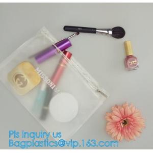 Cheap Frosted PVC Zip Lock Document Bag With Customized Logo，A4 PP /PVC Plastic