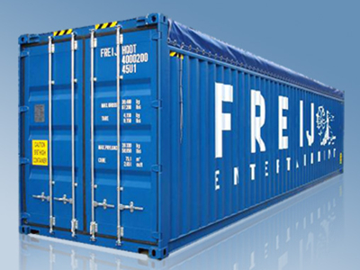 Logistics 40 Foot Open Top Shipping Container For Oversize Items