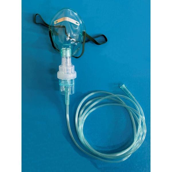 Quality Single Use Medical Nebulizer PVC Transparent Oxygen Mask With Tubing for sale