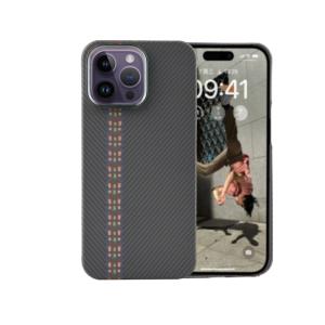 Magnetic Aramid Fiber Phone Case for iPhone 16 Pro with Customizable Color and