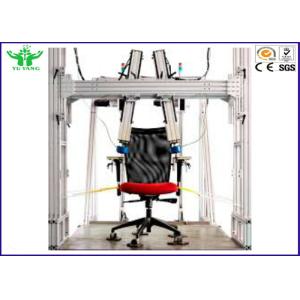 PLC Furniture Testing Maching , Office Chair Seat and Back Durability Tester EN