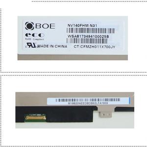 BOE 14.0 Inch EDP Display Screen NV140FHM-N31 1920*1080 For Laptop Replacement