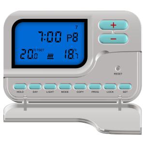 5 - 2 Day Programmable Thermostat wired programmable thermostat digital thermostat 230V power with AAA Batteries