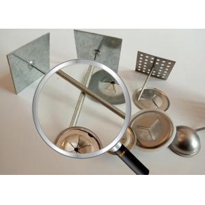 Mild Steel Square Base Self Adhesive Insulation Pins For Hvac System