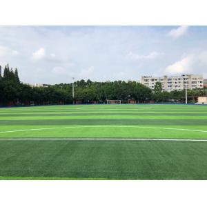 Weaving Technique Artificial Grass Stem Shape Yarn Effective Drainage System