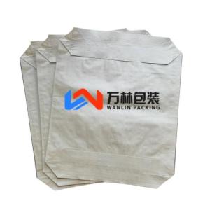 Heat Seal Plastic Packaging Bag for Cement Building Material 50x60x10cm 85GSM