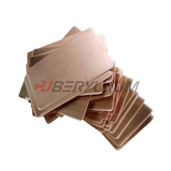 Quality TB00 CDA172 ASTM Beryllium Copper C172 Sheet Plate High Strength Good Conductivity for sale