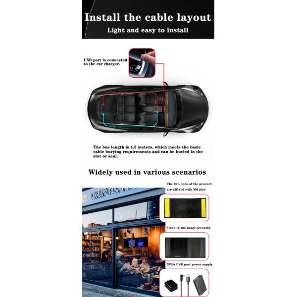 Flexible LED Sign Board 16*32 App Control Programmable Message Scrolling Display Flexible Car Led Panel