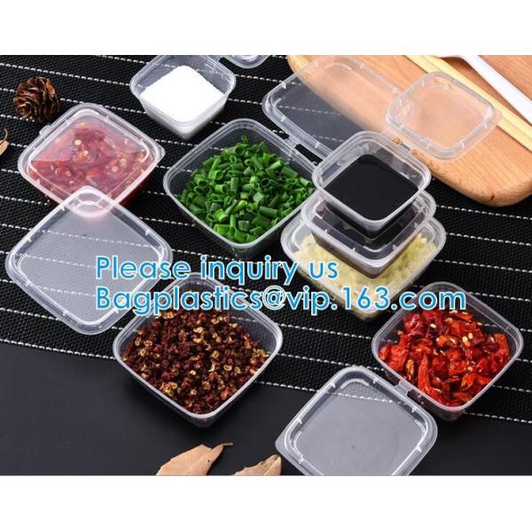 Sauce Pot Chutney Cups Slime Storage Container Box With Lids Kitchen Organizer