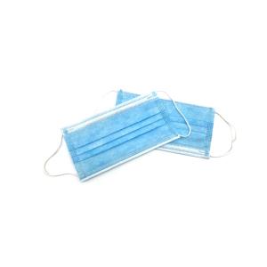 Disposable Hygiene Face Mask Non - Irritating With Adjustable Nose Clip