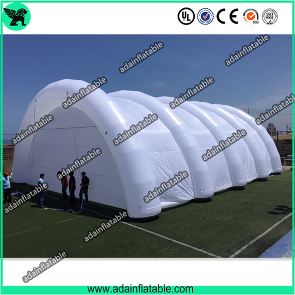 Giant Event White Inflatable Arch Tent / Inflatable Tunnel Tent With Oxford