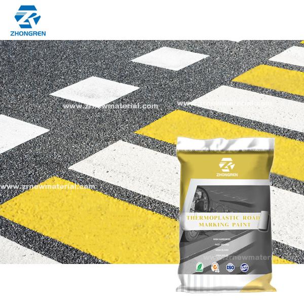 High Compressive Strength Yellow Thermoplastic Road Paint for Road Marking on