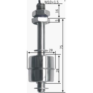 Wholesale stainless steel float level switch Ideal for water or other liquid with PH-/PH+ from china suppliers