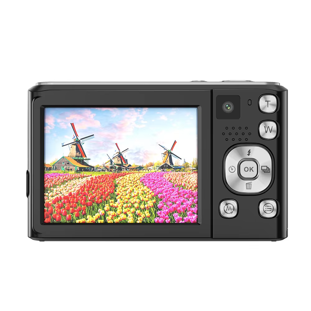 Retro Compact 4K Kids Digital Camera Video Recording Long Lasting Battery