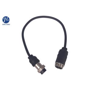 China Car Camera Monitoring Video Surveillance Cable With 6 Pin Female To Male Connector on sale