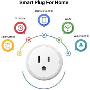 Bluetooth Wifi Smart Plug Socket Home Assistant Remote Control Plugs