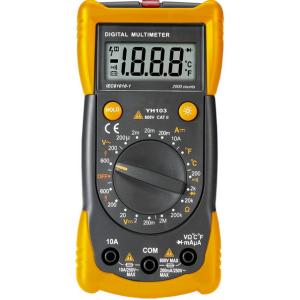 YH103 Fuse Protection Digital Multimeter Calibrator , LCD 2000 Counts