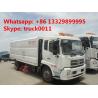 hot sale best price dongfeng 180hp road sweeper truck,new dongfeng tianjin Euro 3 road cleaning vehicle for sale for sale