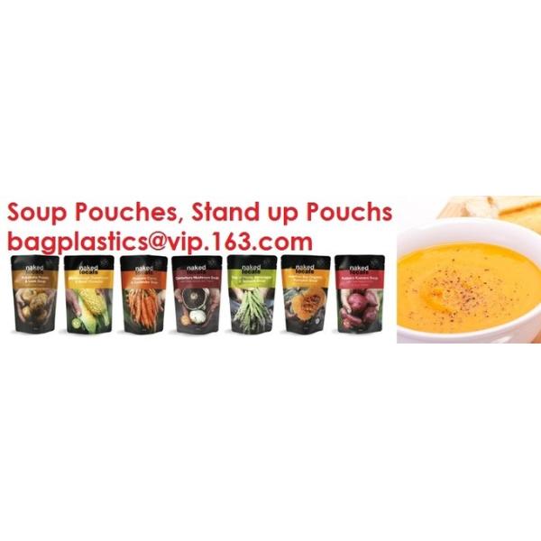Liquids Pack, Sauce Press Seal Freezer Bag, Soup Stand Up Pouch Bag, Food Storage, Fridge Bag, Portion Bag