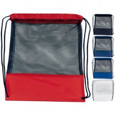 Wholesale Customizable Mesh Drawstring Backpacks Eco-friendly Cloth Drawstring Bag from china suppliers