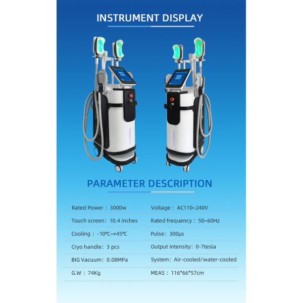 40k Electromagnetic Cryolipolysis Slimming Machine Muscle Gain Frozen Gain