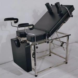3 Section Gynecological Exam Table With Waste Basin Leg Shoulder Holders Waterproof Mattress