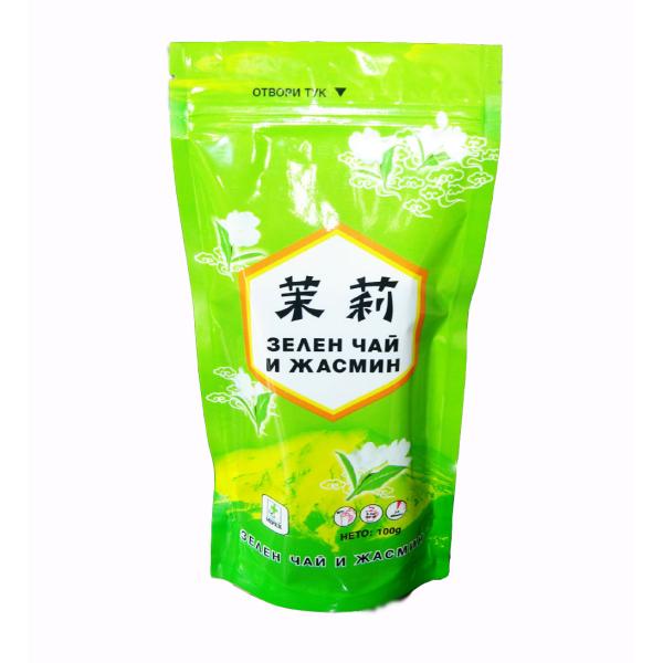 Flat Aluminum Foil Tea Bags Packaging With Zipper And Tear Notch For Chrysanthemum Matt