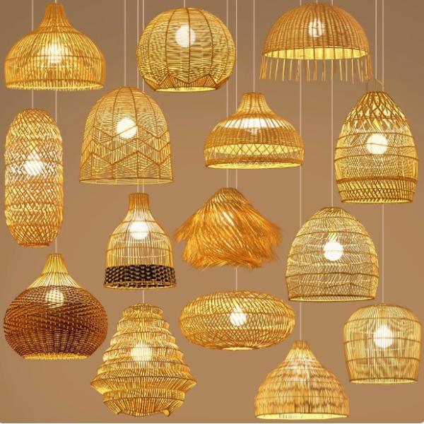 Bamboo Chandelier For Project Rattan Chandelier Retro Art Homestay Tea Room Living Room Bar Rattan Lamp