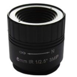 Wholesale 1/2.5&quot; 6mm F1.8 3Megapixel CS-mount Fixed IRIS IR Lens from china suppliers