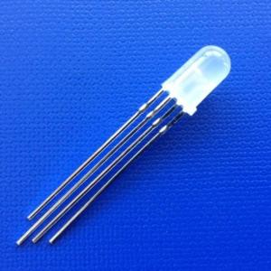 Wholesale 3-In-1 5V WS2812B RGB Addressable 5mm LED Diode Full Color Diffused Lens Round Head Point Control LED Diode from china suppliers