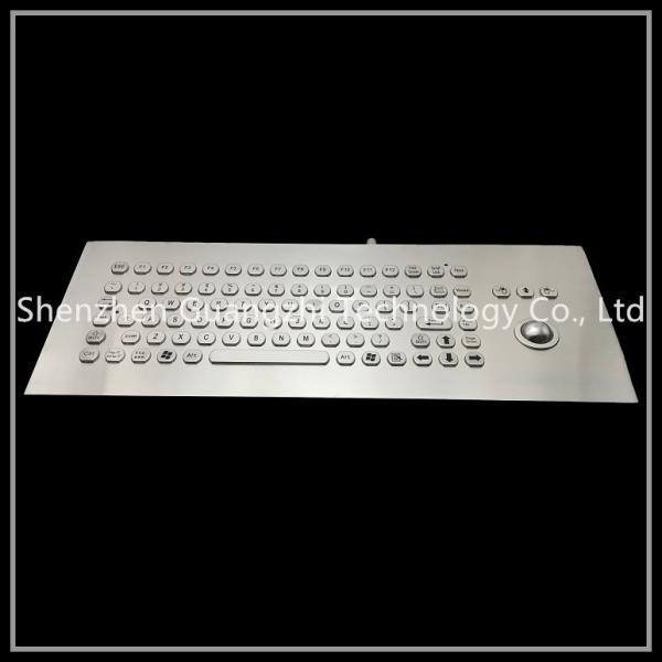 Metal Integrated Trackball Keyboard , 89 Key Keyboard With F1-f12 Function